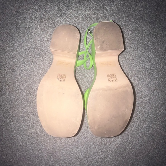 2021 Jeffrey Campbell Braided Sandal - neon green - Picture 3 of 5